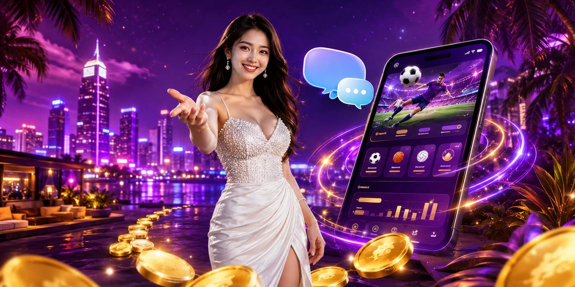 Cổng cá cược thể thao tại TP. Hồ Chí Minh về đêm với ánh đèn neon rực rỡ